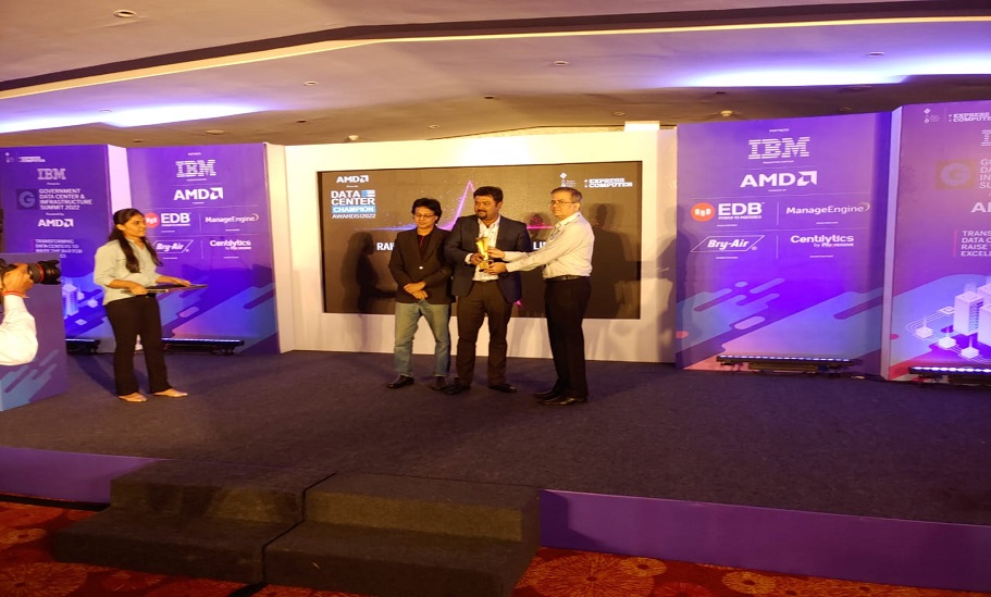 RailTel has been conferred with the Data Centre Champion award at the Express Computer  event organised by Indian Express group. 